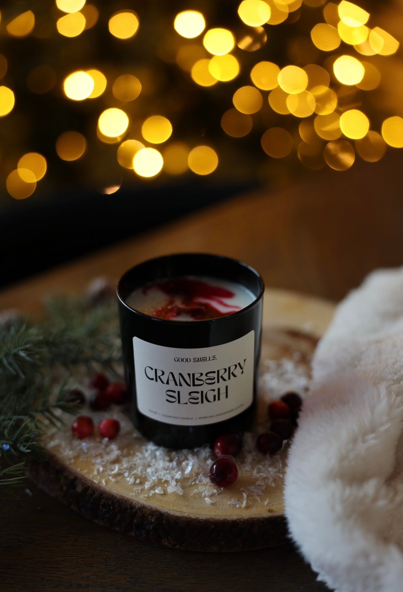 Cranberry Sleigh - 8.5 oz Soy Candle